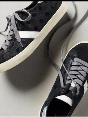 D.A.T.E. Sneakers Shows Date PREMIUM FLOCK SNEAKERS Anthropologie Black Dot